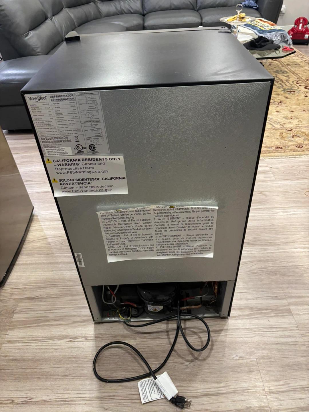 Whirlpool Compact Refrigerator - photo 2