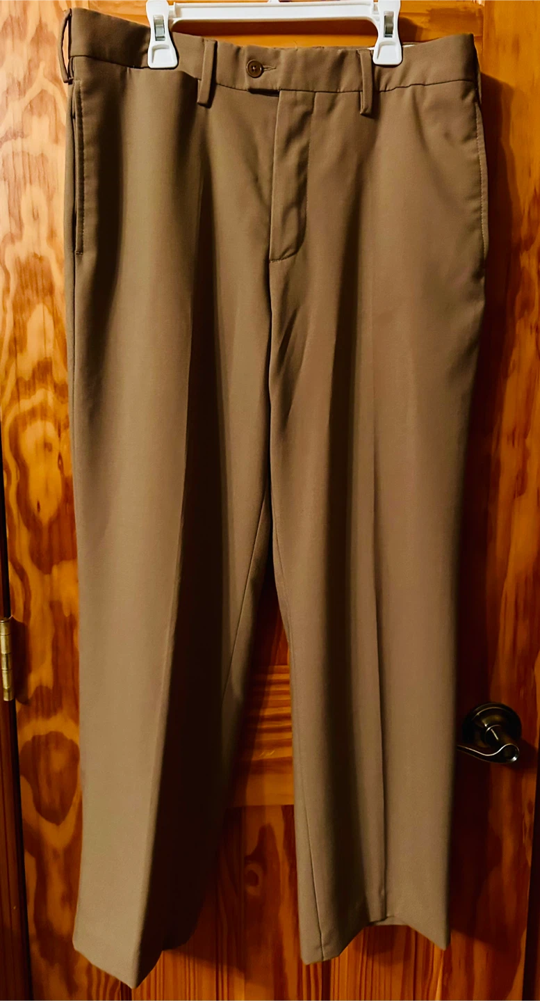 ZARA MAN Camel Brown/Warm tan Dress Pants