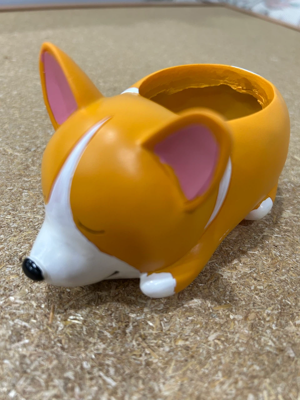 Orange Corgi Planter Pot - photo 2