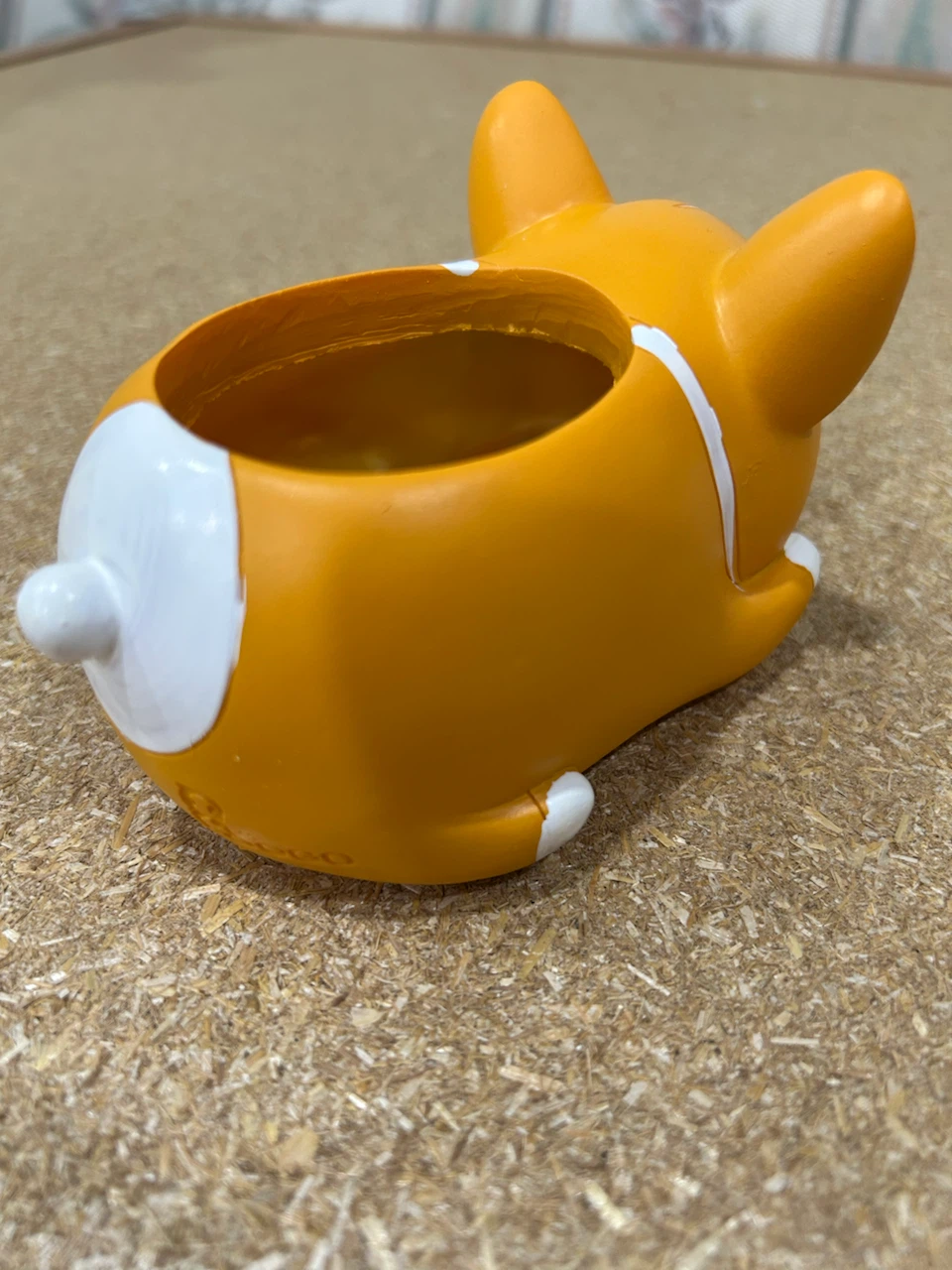 Orange Corgi Planter Pot - photo 4