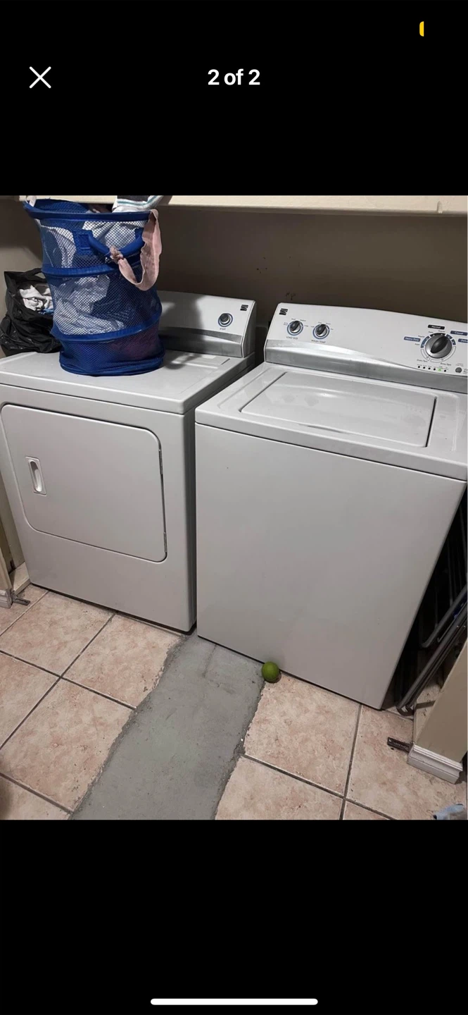 Washer and dryer set delivered