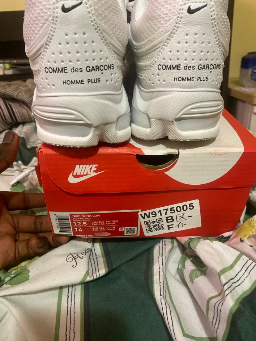 Nike Dunk Low Comme des Garçons Homme Plus White - photo 4