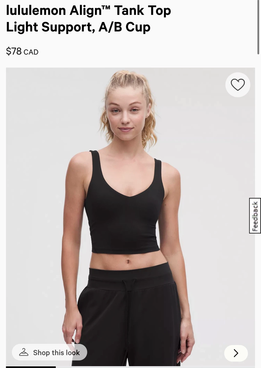 Lululemon Align Tank Top
