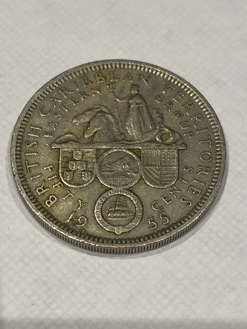 British Eastern Caribbean Territories 55 Cent Coin - 1965 - photo 2