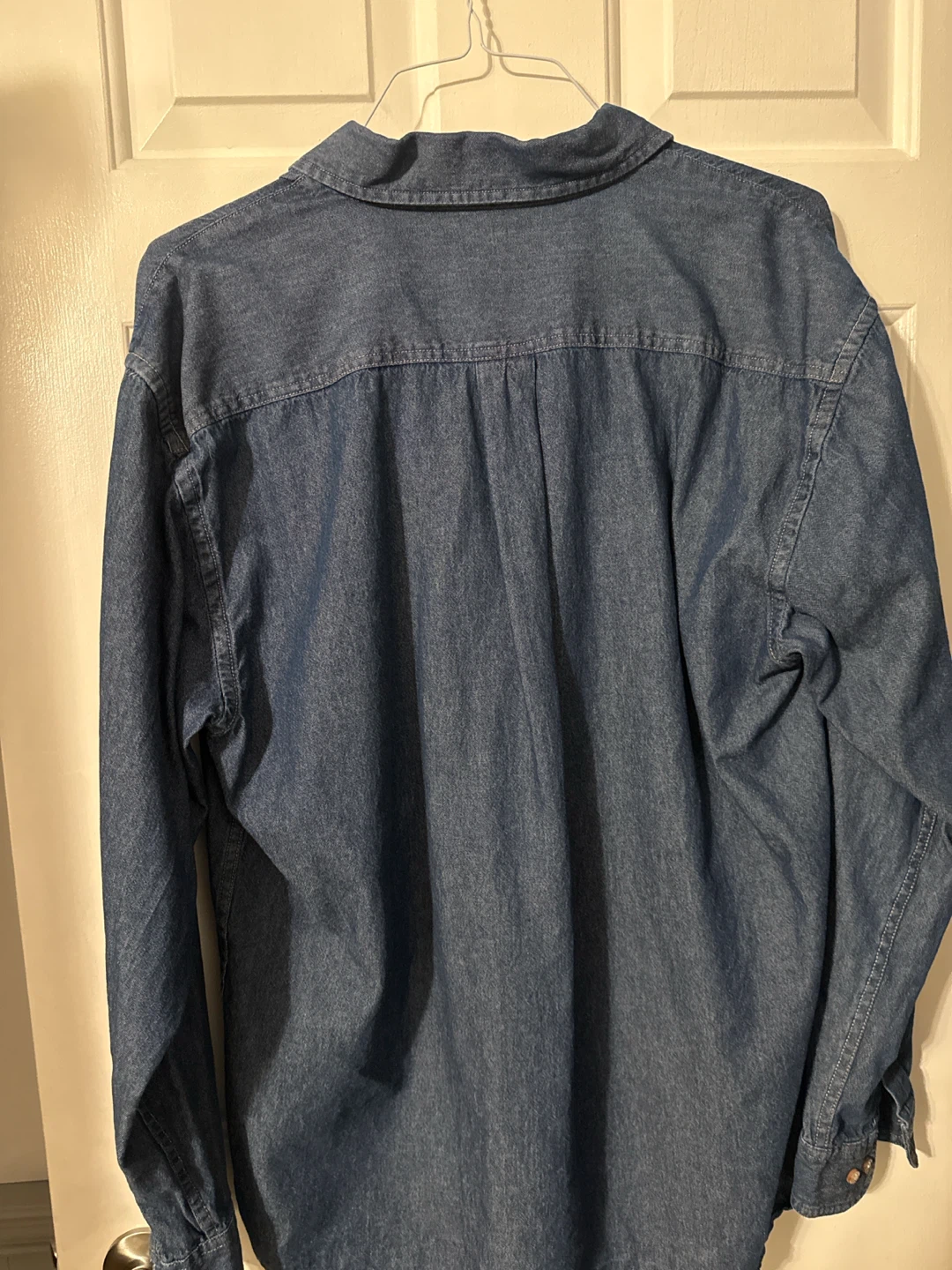 Harriton Denim Button-Up Shirt - Size L - photo 3