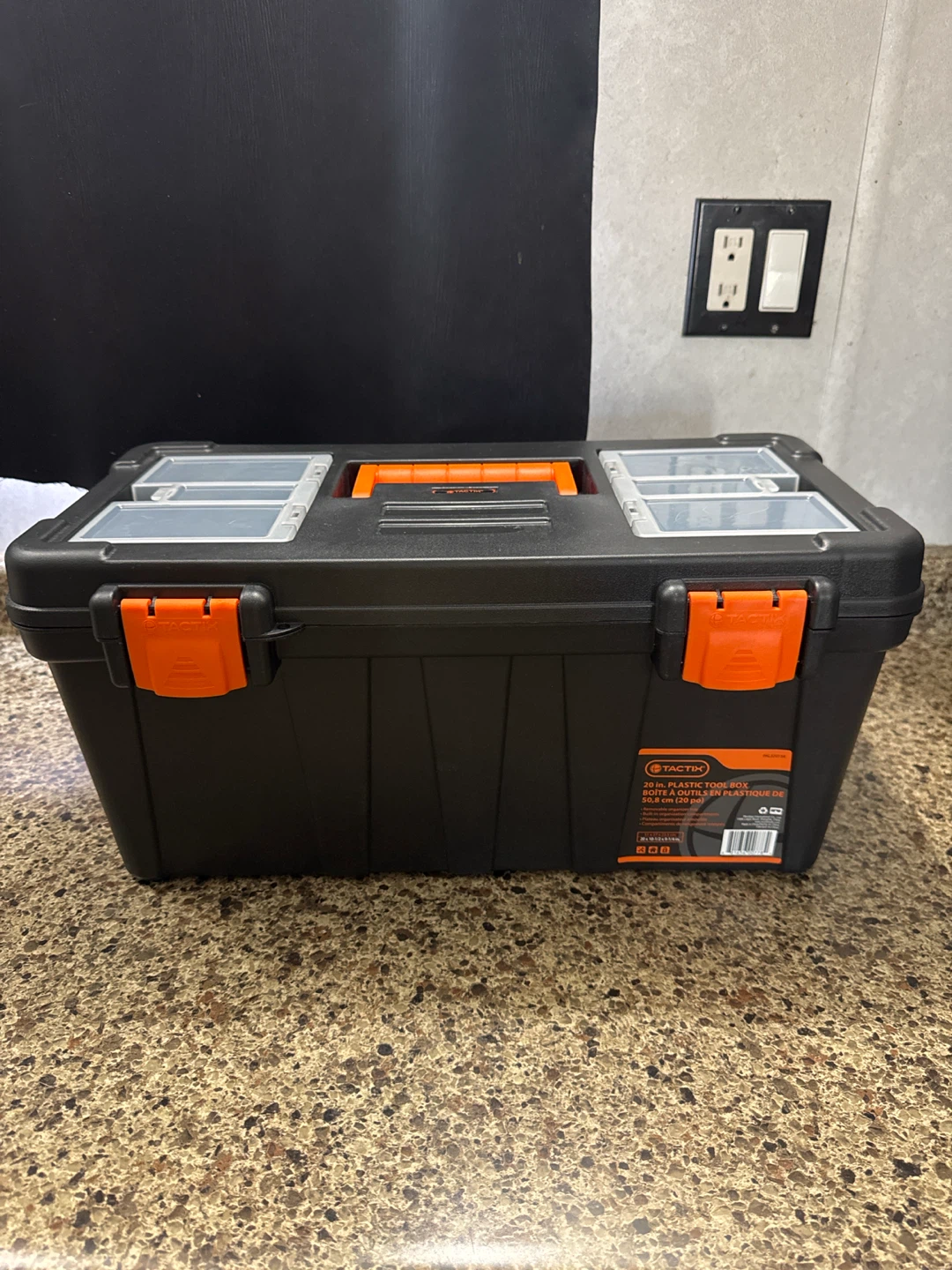 Tactix 20 inch Plastic Tool Box