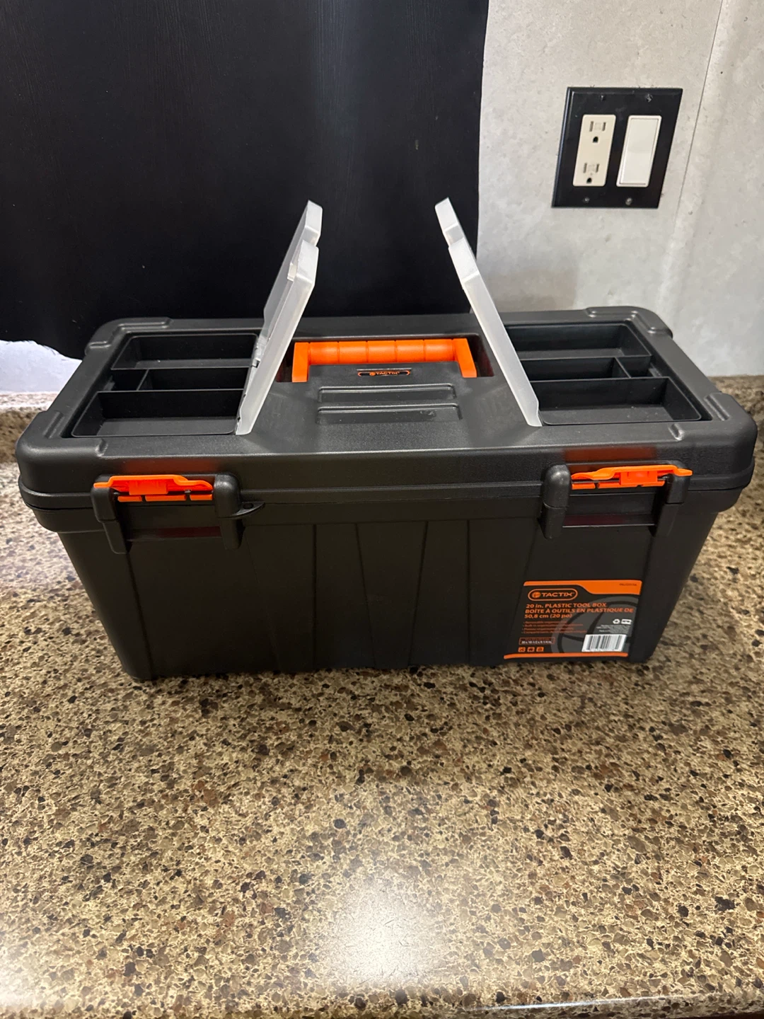 Tactix 20 inch Plastic Tool Box - photo 2