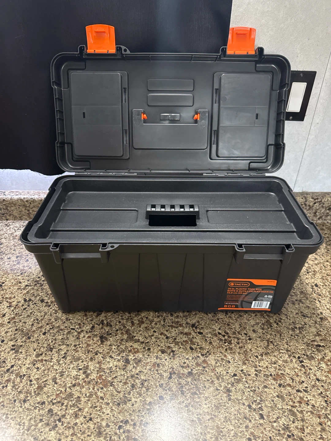 Tactix 20 inch Plastic Tool Box - photo 3