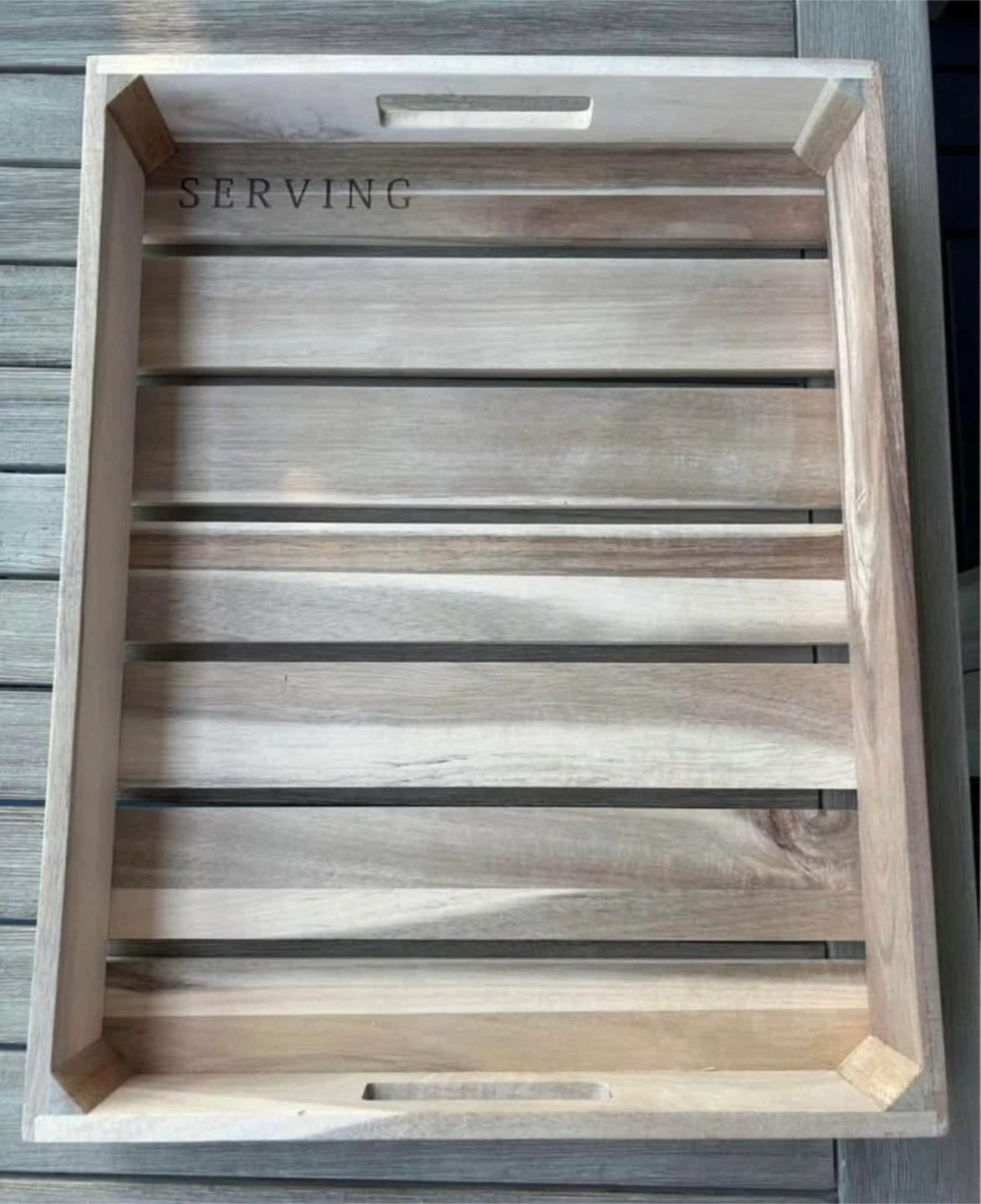 Brand new Wooden Serving Tray - photo 2