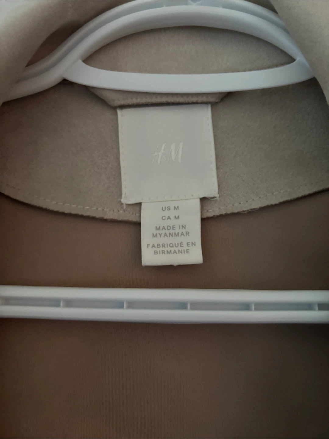 H&M Beige Suede-like Jacket - photo 2