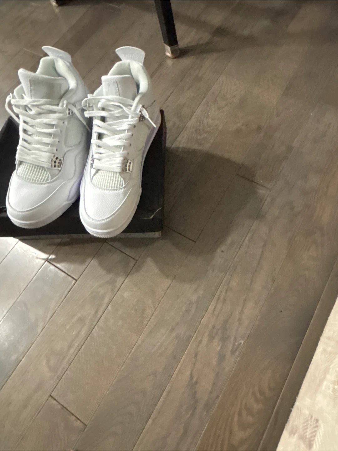 White Air Jordan 4 Sneakers - photo 2