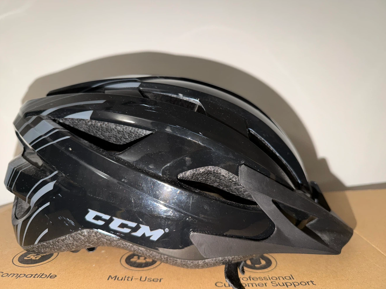 Black CCM Bike Helmet - photo 3