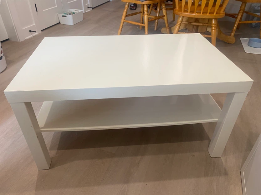 IKEA LACK white coffee table