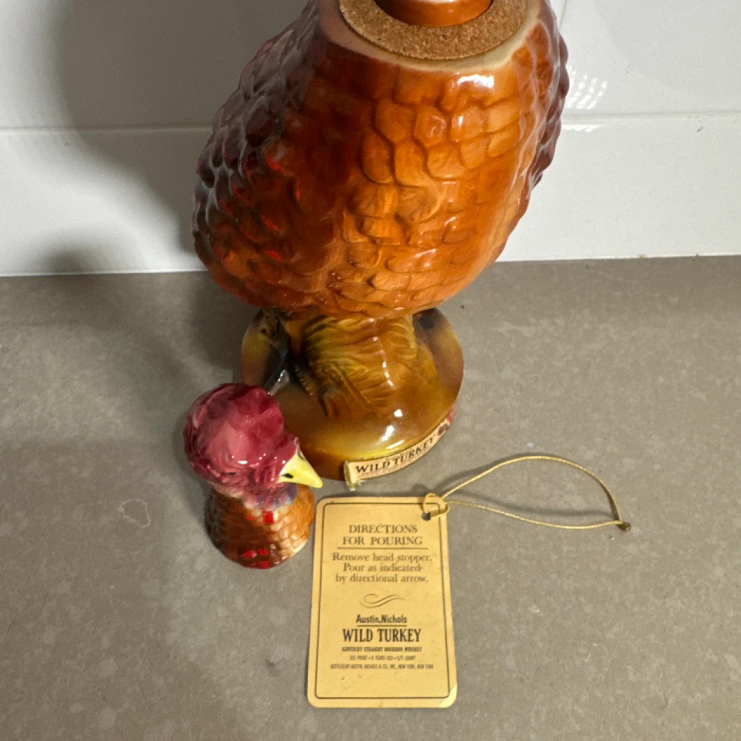 Wild Turkey 8 Years Old 101 Proof 4/5 Quart Decanter - photo 5