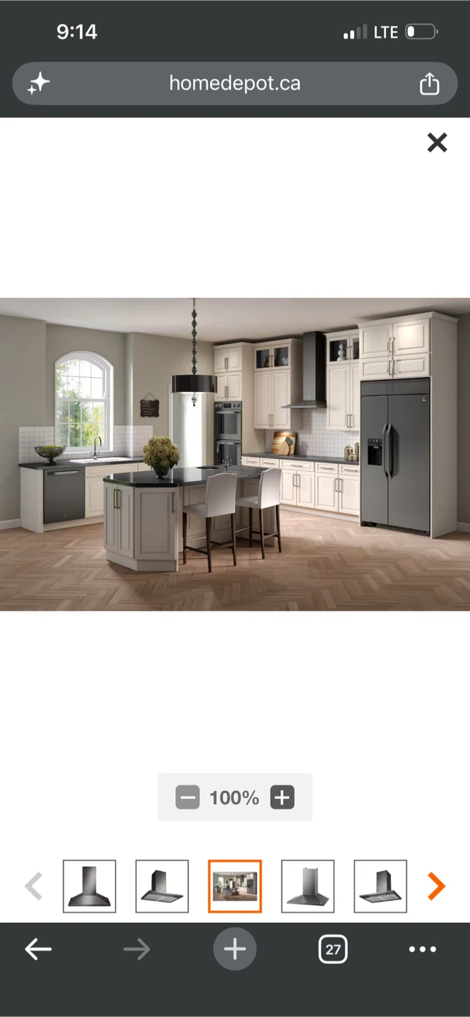 New LG Studio Wall-Mount Chimney Range Hood - photo 5