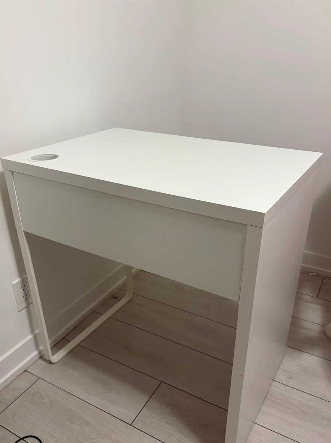 IKEA White Desk with Drawer