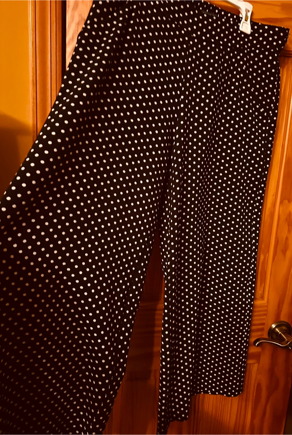 Max Edition Black Polka Dot Pants - Size M - photo 3