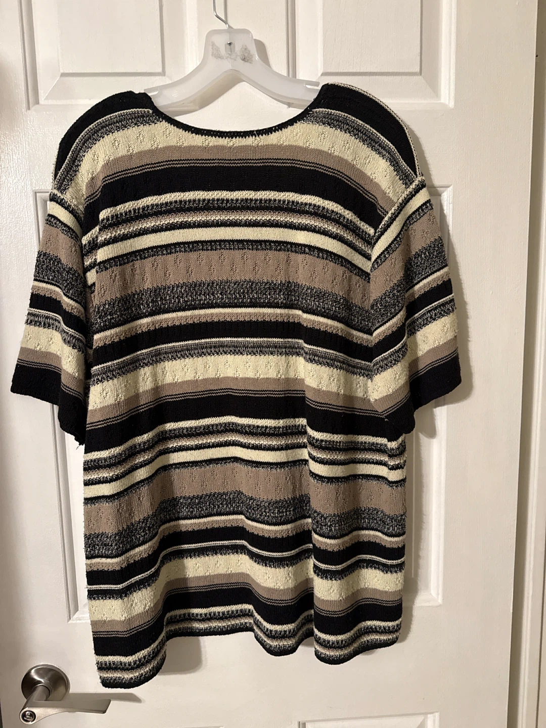 Basic Editions Plus Striped Knit Top - photo 3