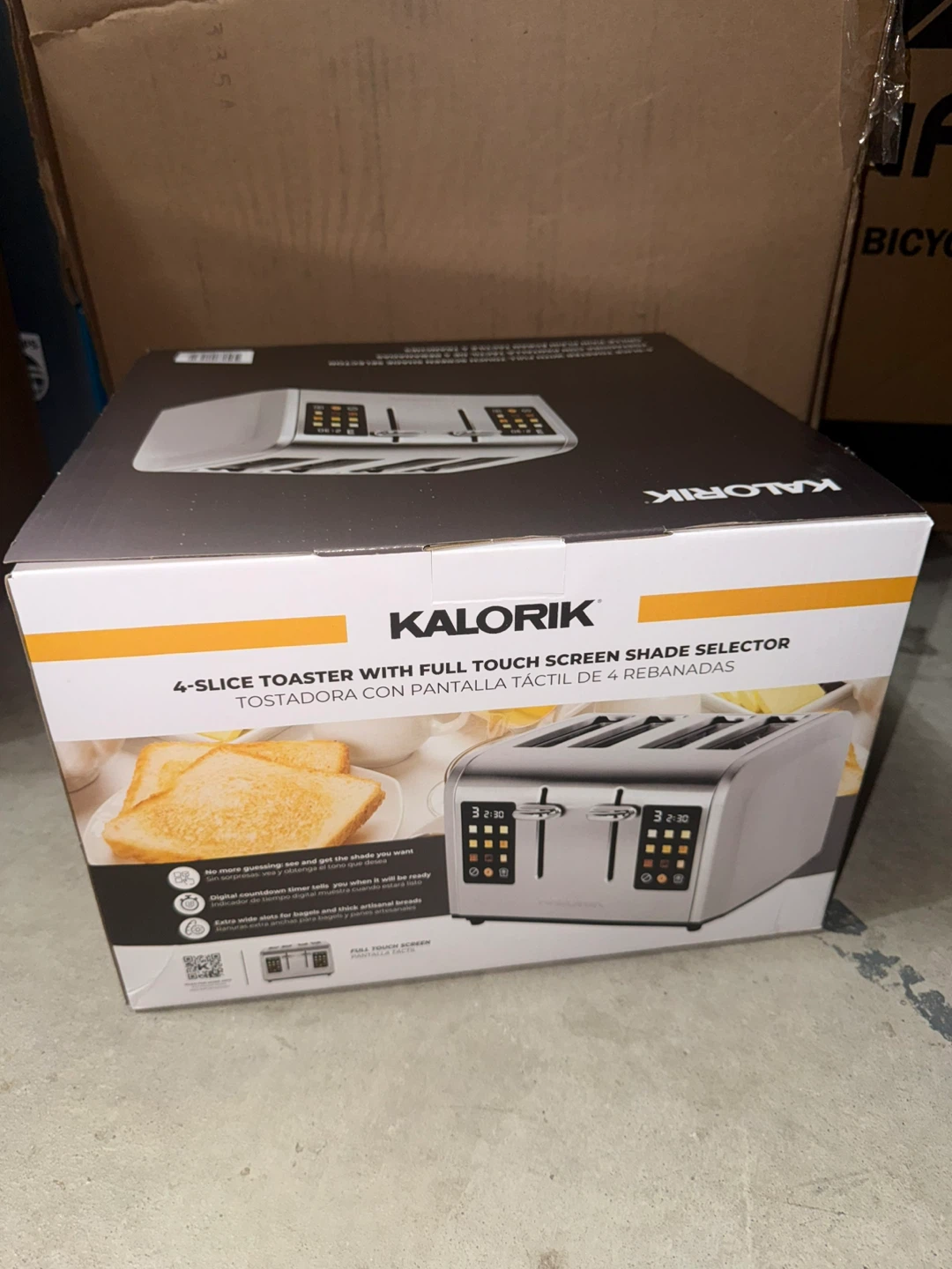 Kalorik 4 - Slice Toaster, Stainless Steel (Brand New)