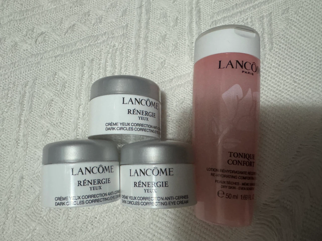 Lancôme Renergie Yeux Eye Cream & Tonique Confort