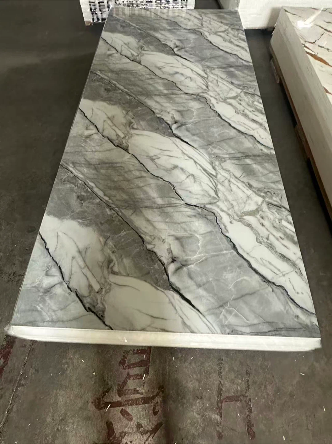 PVC Marble Wall Panels /Shower Wall Sheets 4x9 ft Waterproof - photo 2