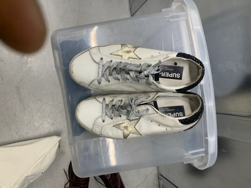 Golden Goose Superstar Sneakers White Glitter - photo 2