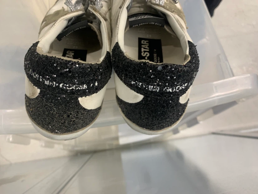 Golden Goose Superstar Sneakers White Glitter - photo 3