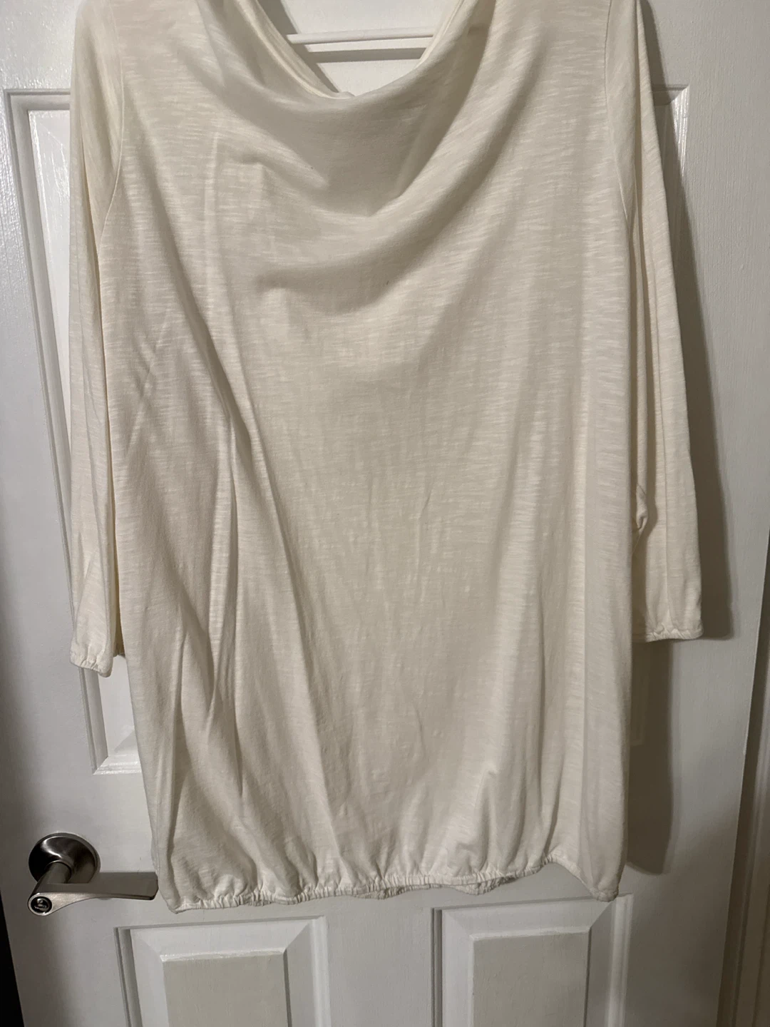 Old Navy Cream Embroidered Tunic Top - photo 3