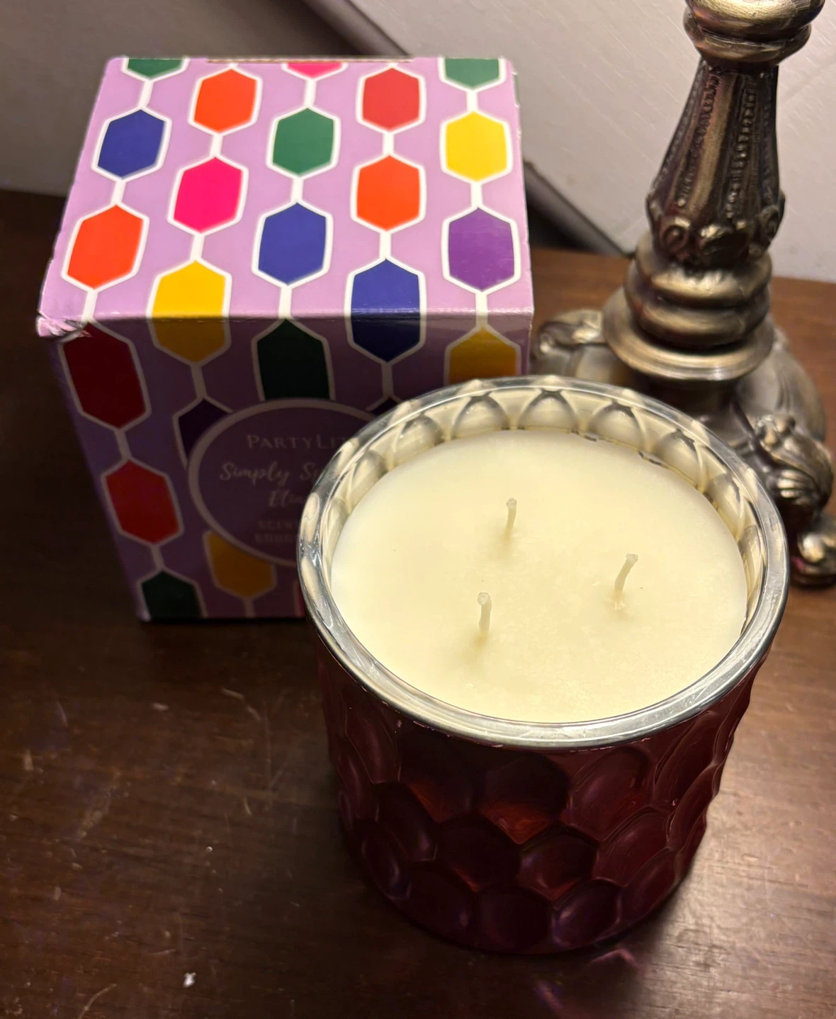 ✨✨PartyLite Simply Home Scented Candle - Candied Berries - photo 2