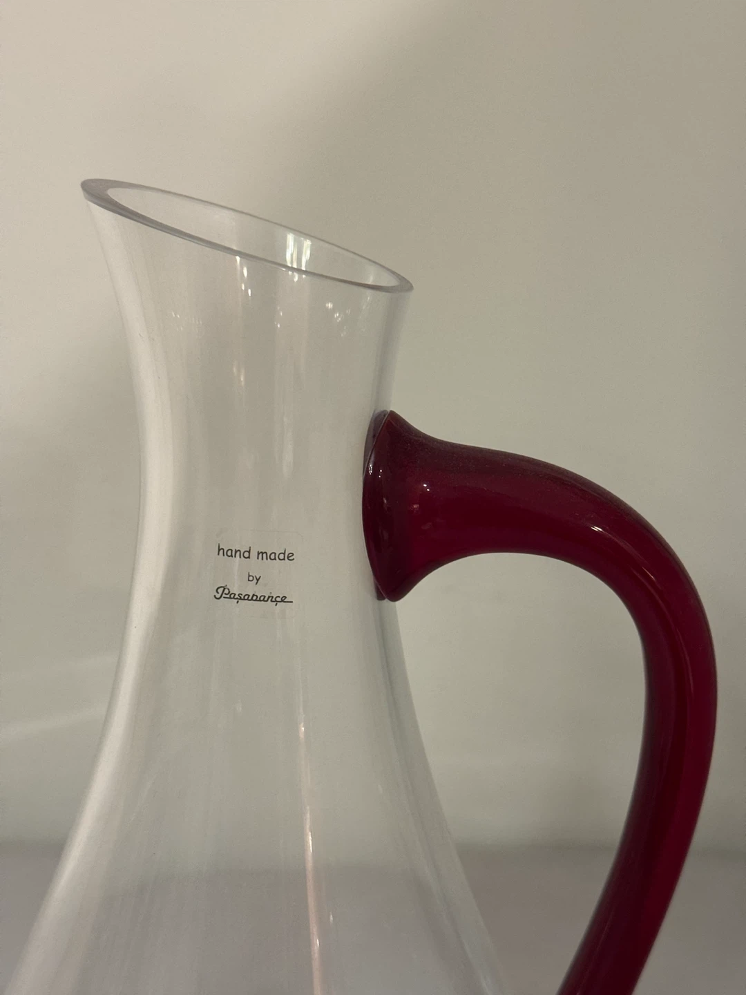 Handmade Glass Wine Decanter - photo 2