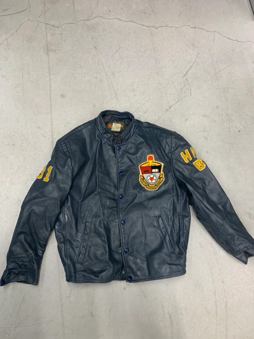 Wilfrid Laurier University Leather Jacket