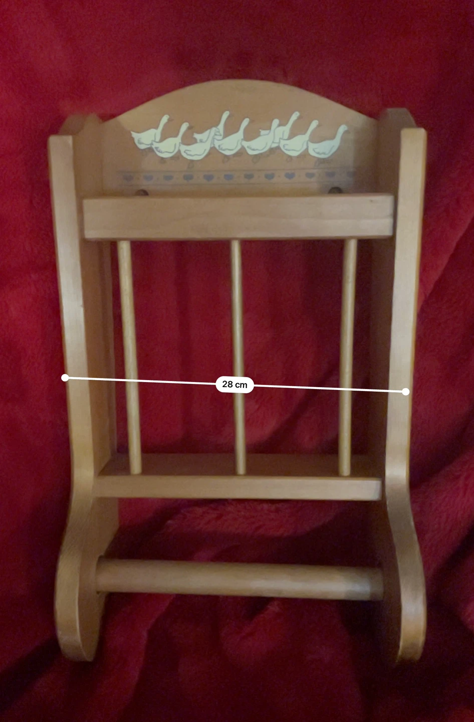 North Columbia Wooden Goose Paper Towel Holder - photo 5