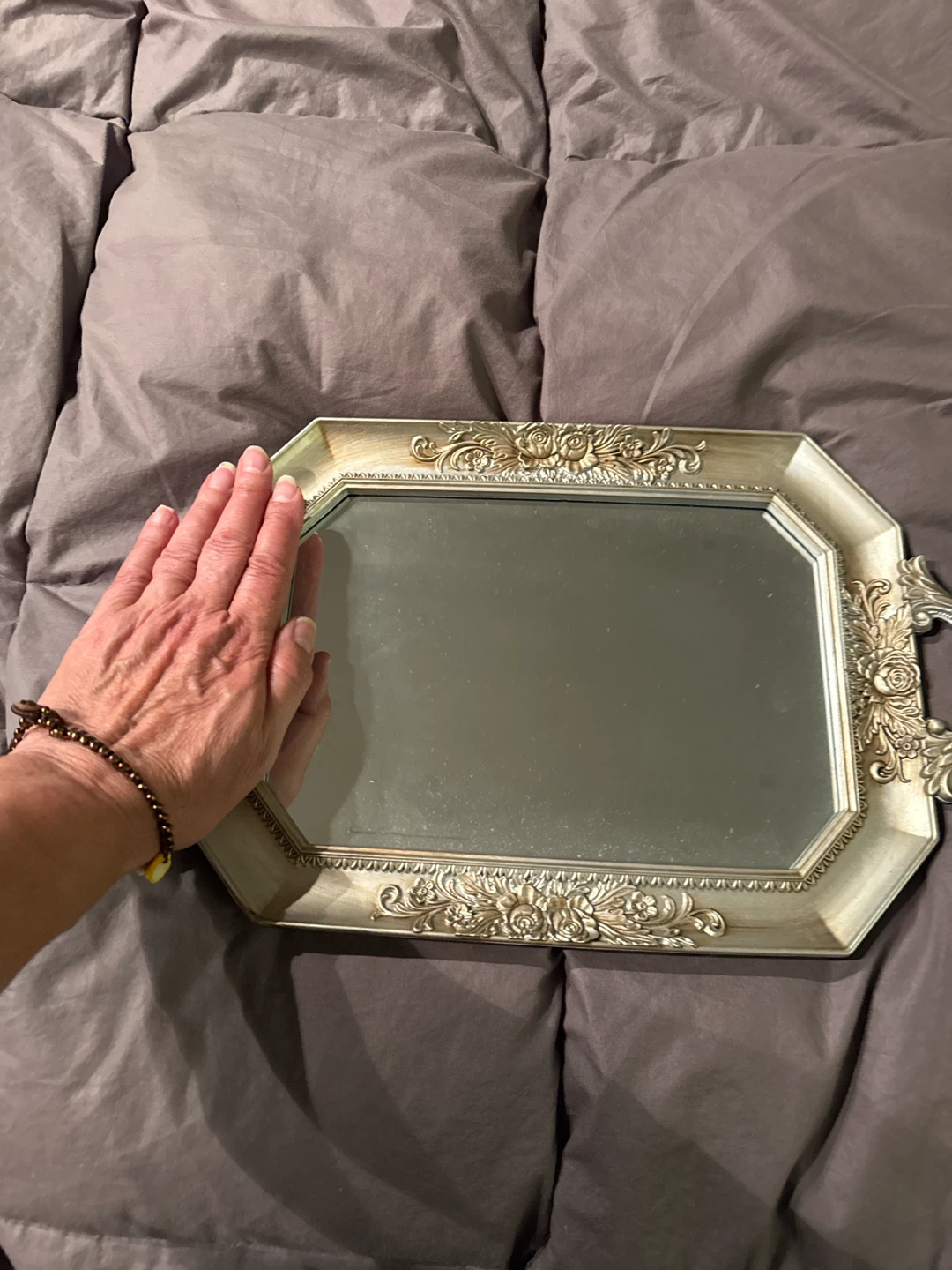 Decorative Mirrored Vanity Tray - photo 2