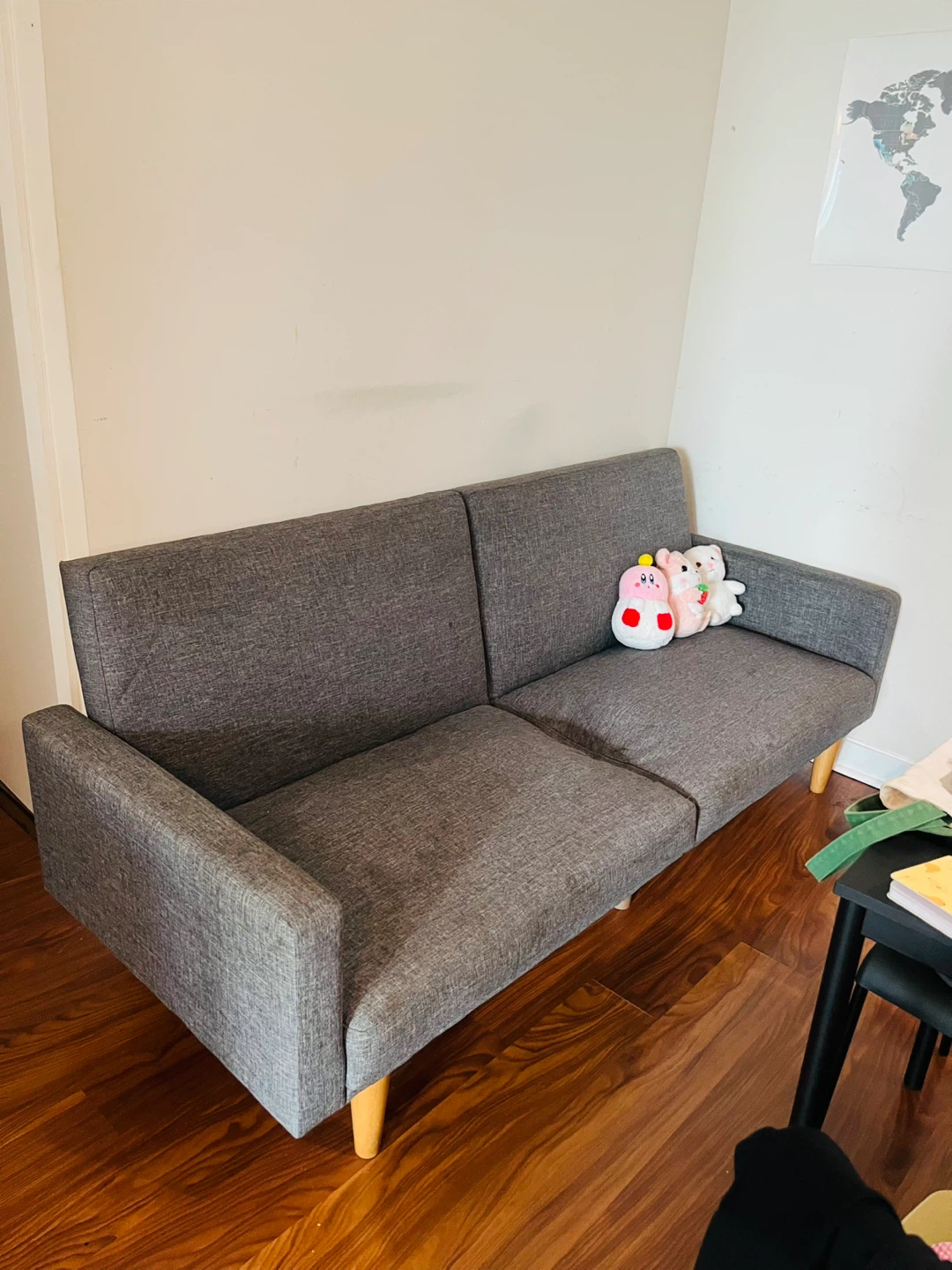 Giving away Grey fabric sofa bed