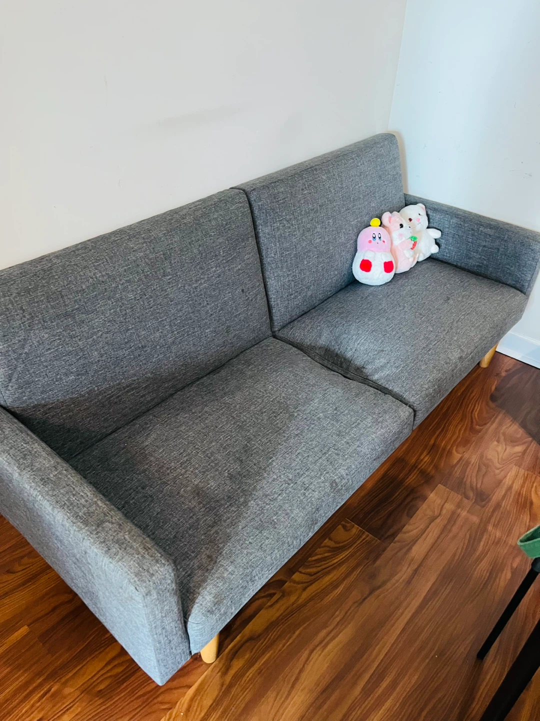 Giving away Grey fabric sofa bed - photo 2