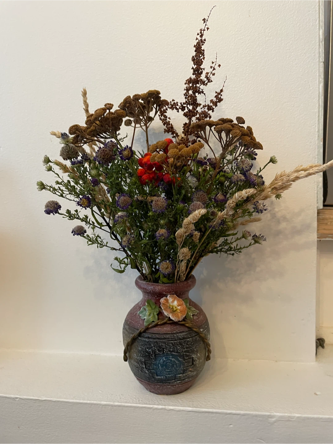 Dried Flower Arrangement in Vase