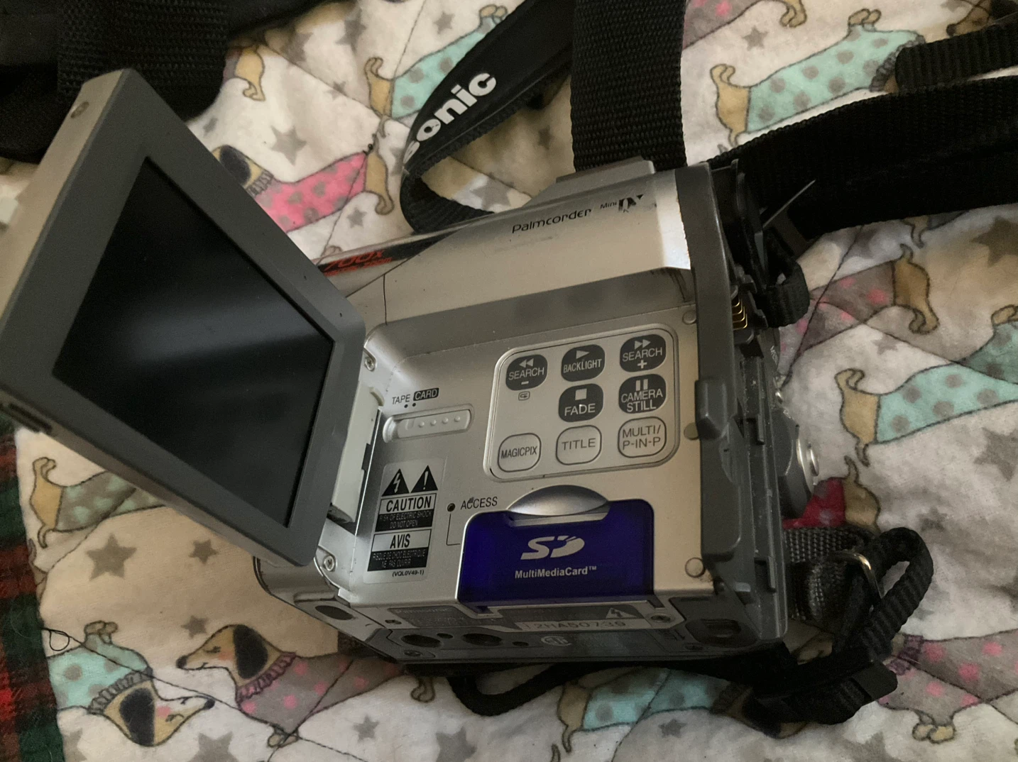 Panasonic Palmcorder Camcorder with Optex Case - photo 4