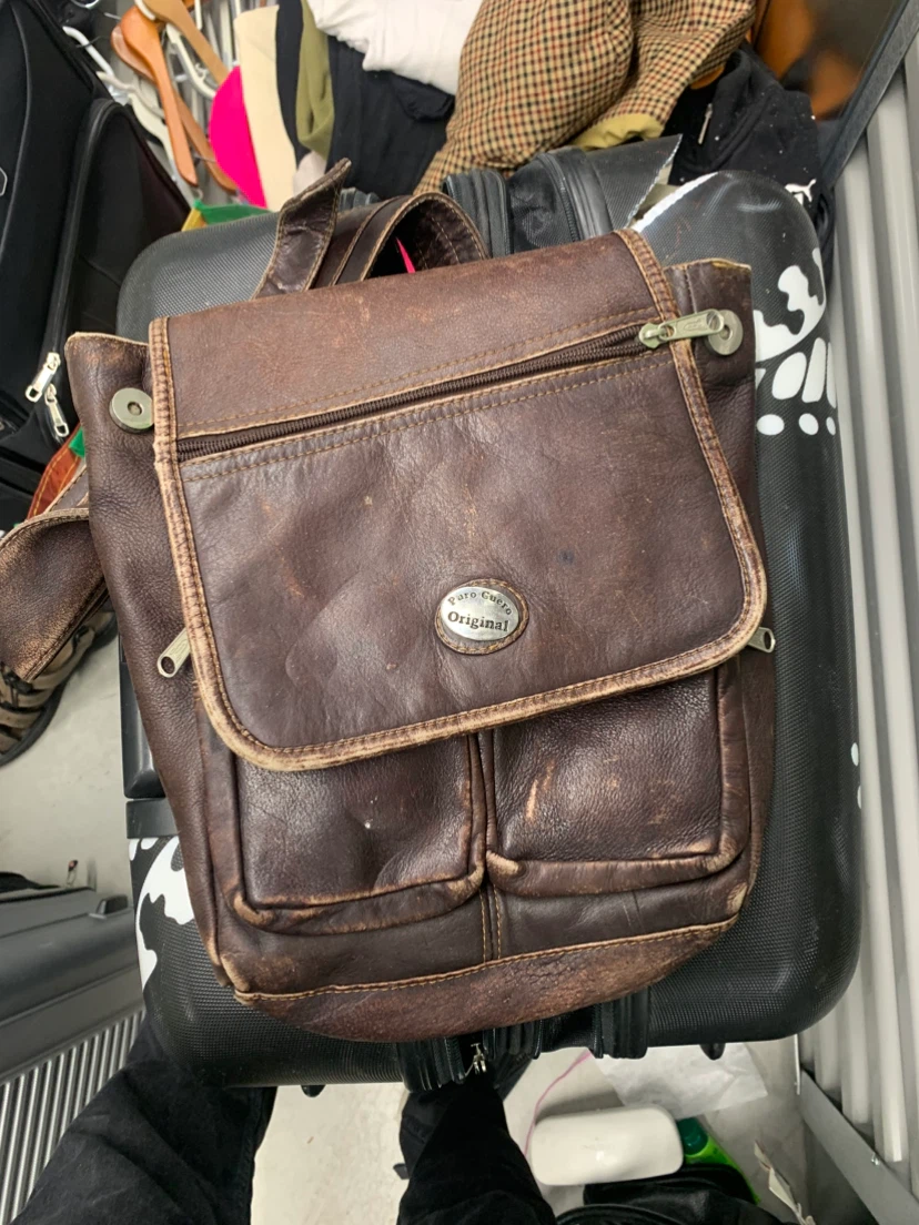 Fornari Cuoio Original Brown Leather Crossbody Bag - photo 3