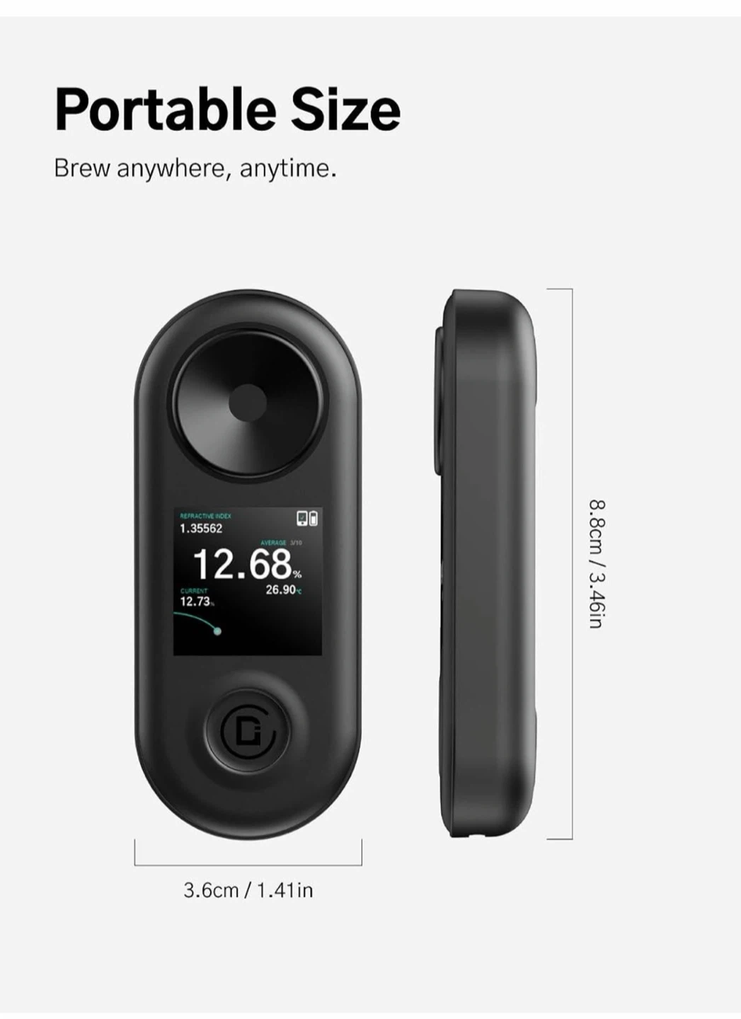 Coffee TDS Refractometer R2 - Portable Waterproof - photo 2