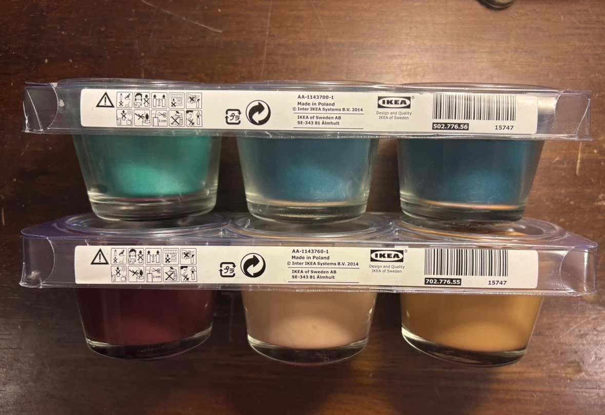 ✨✨IKEA BRÄCKA Scented Votive Candles Set of 6 - photo 2
