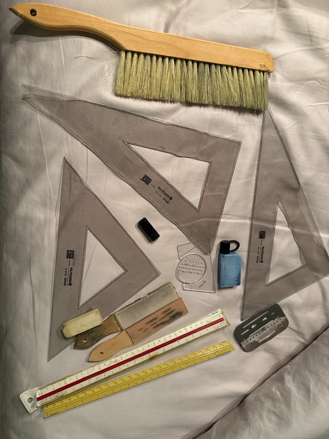 Drafting Tools Set with Rulers and Triangles - photo 3