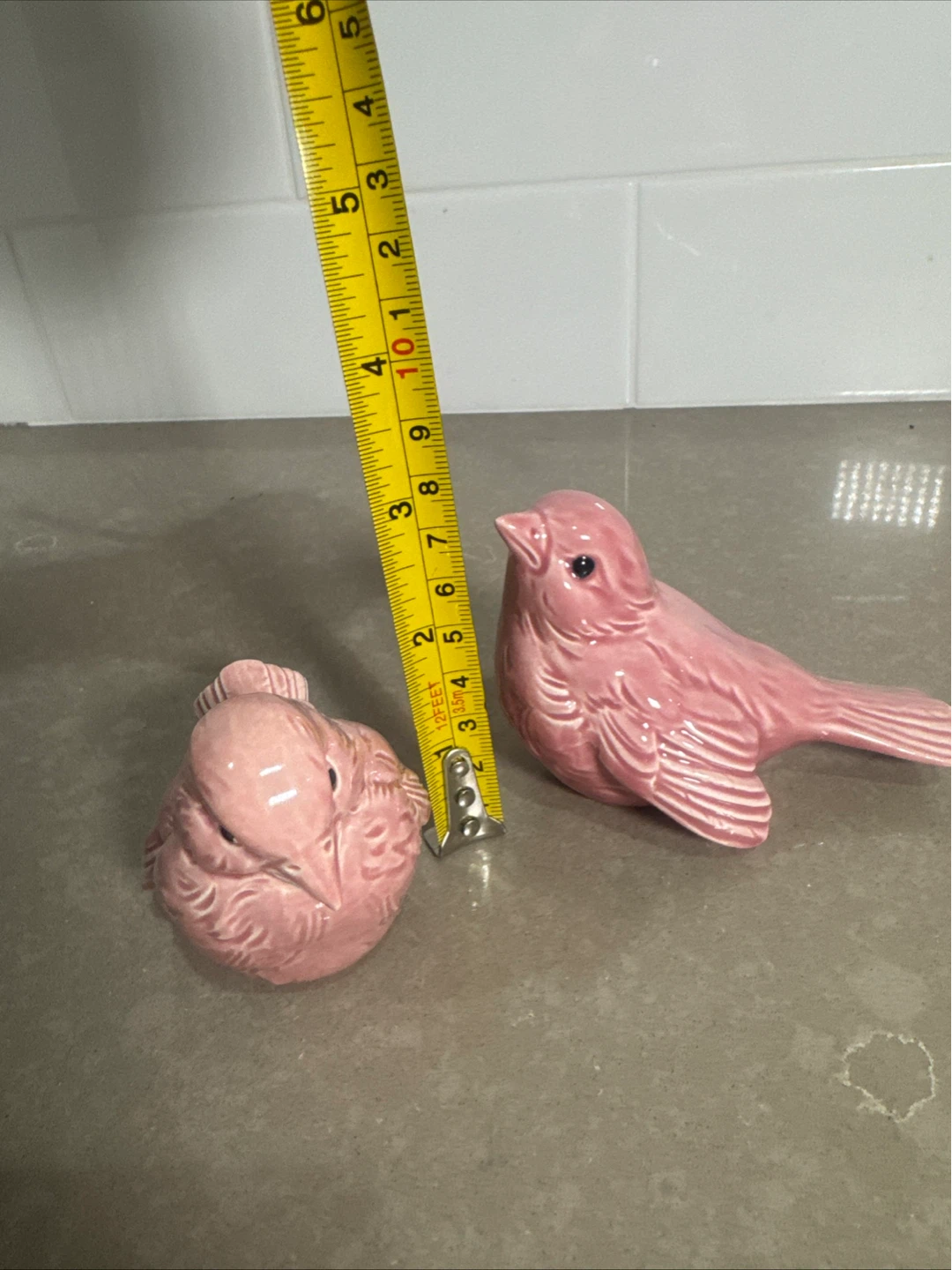 Goebel W.Germany Pink Ceramic Bird Figurines - photo 5