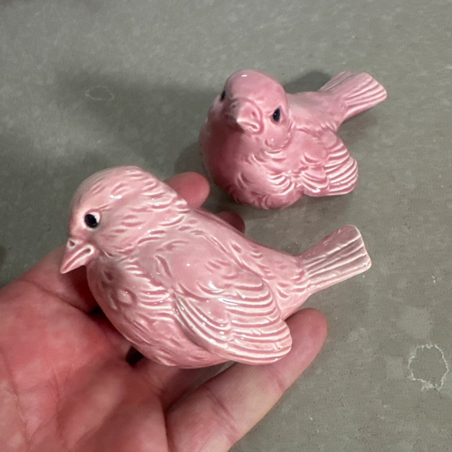 Goebel W.Germany Pink Ceramic Bird Figurines - photo 3