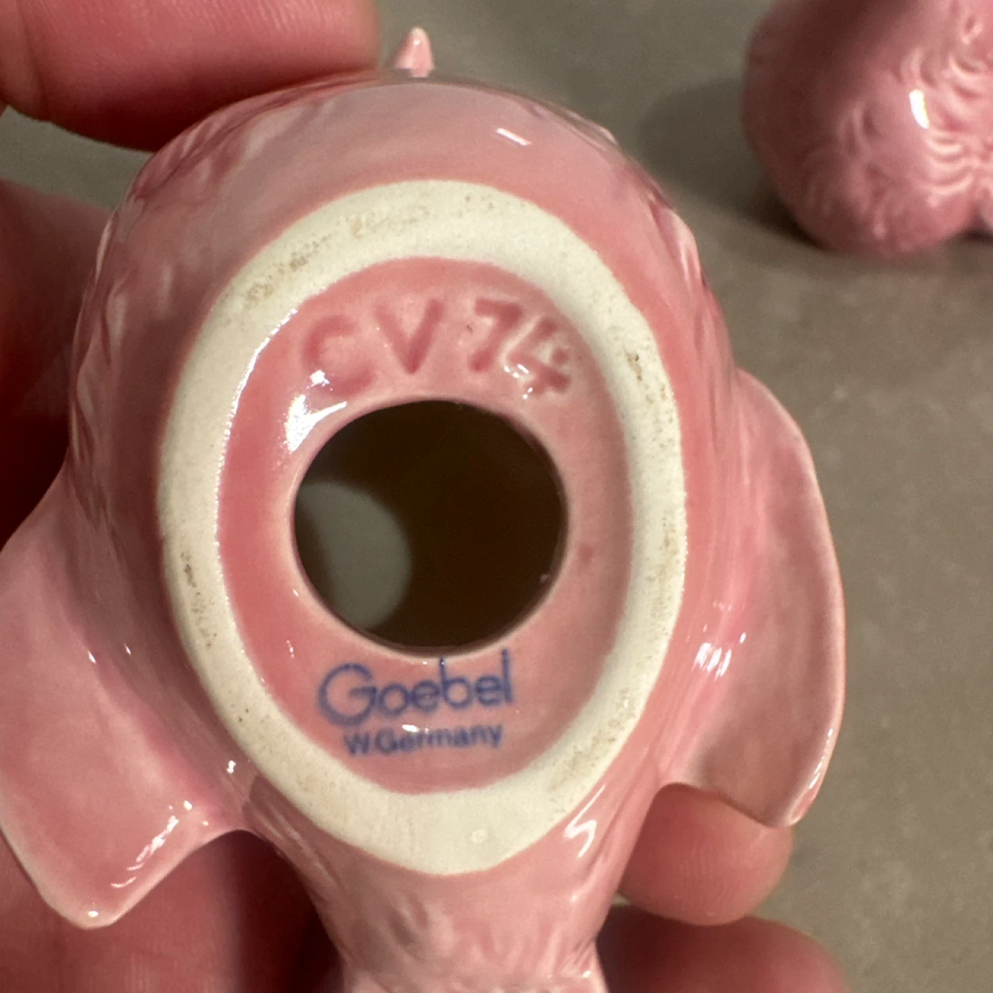 Goebel W.Germany Pink Ceramic Bird Figurines - photo 4