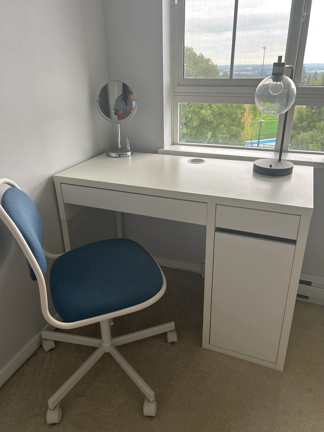IKEA MICKE Desk with Chair
