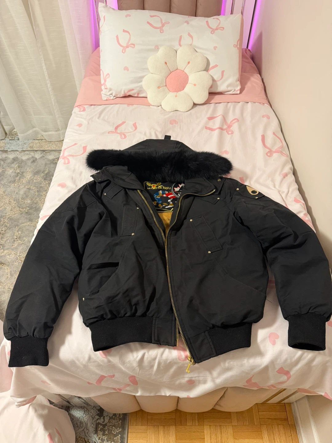Moose Knuckles Bomber Jacket golden - photo 2