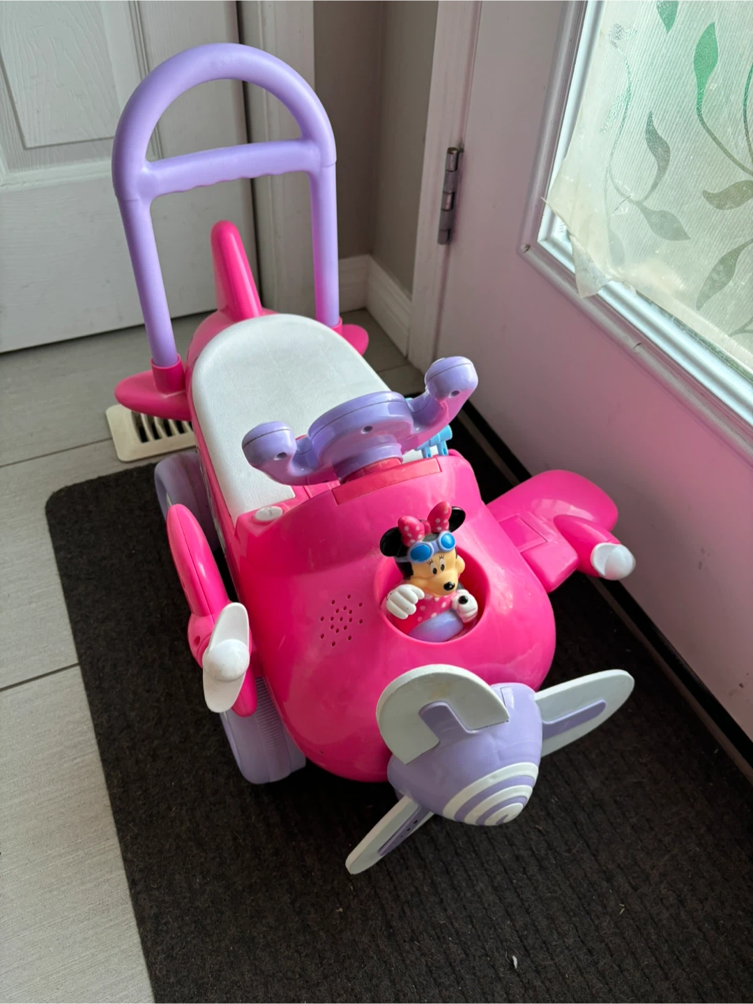 Disney Minnie Mouse Airplane Ride-On Toy