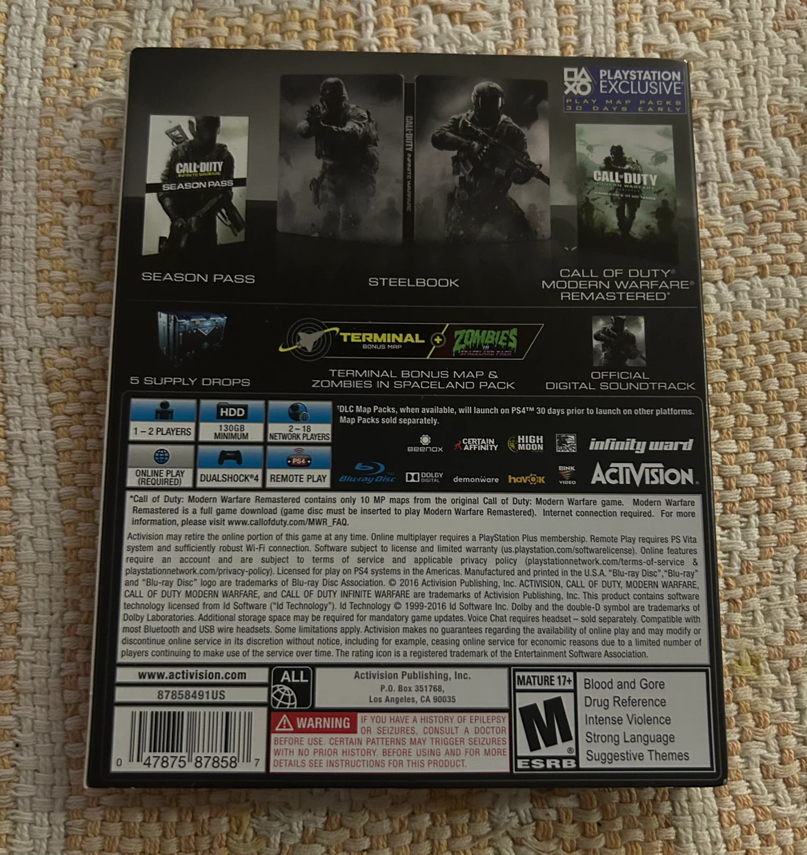 Call of Duty Legacy Pro Edition PS4 Steelbook - photo 2