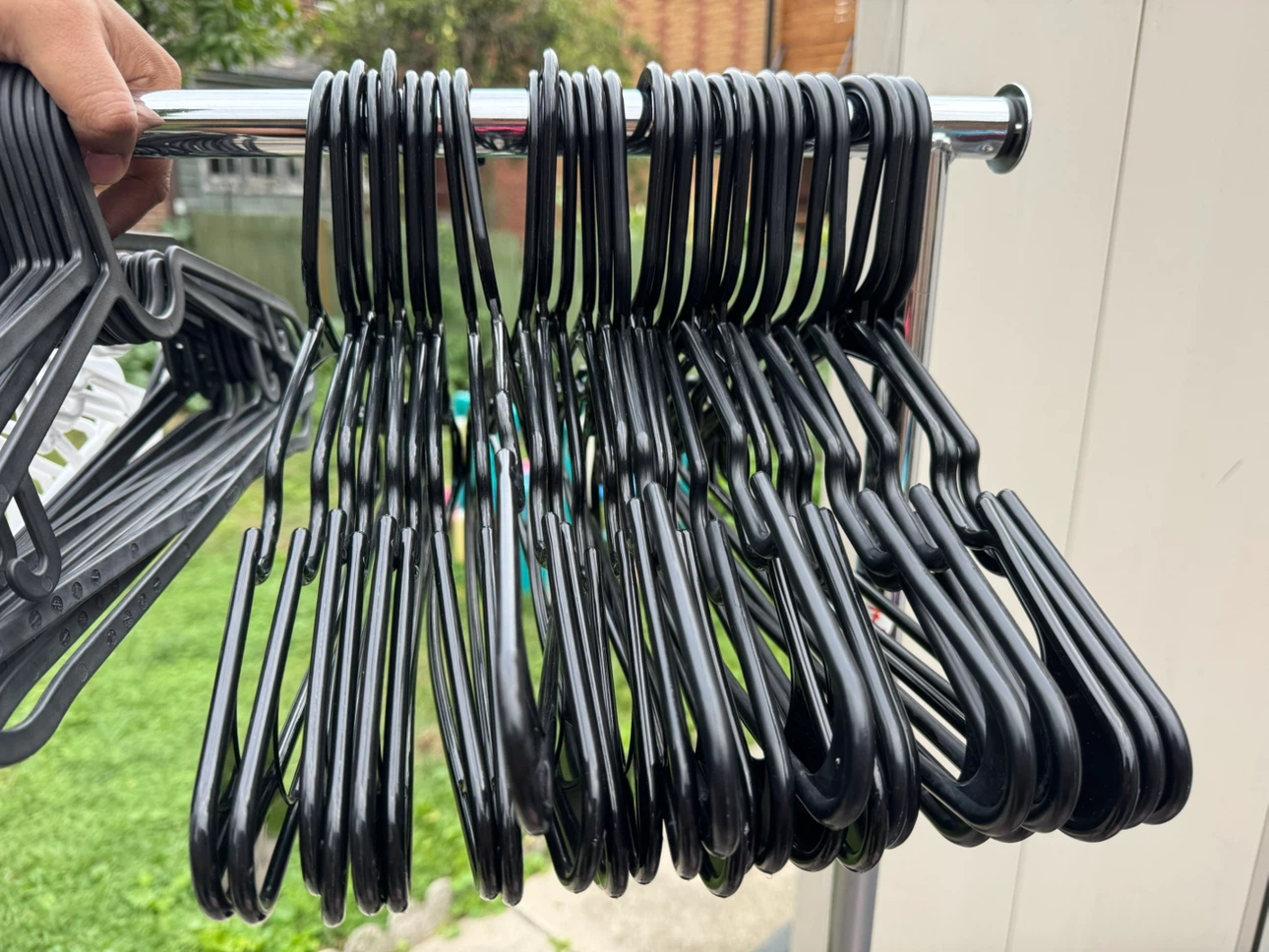 Black Plastic Hangers (Set of 30) - photo 2