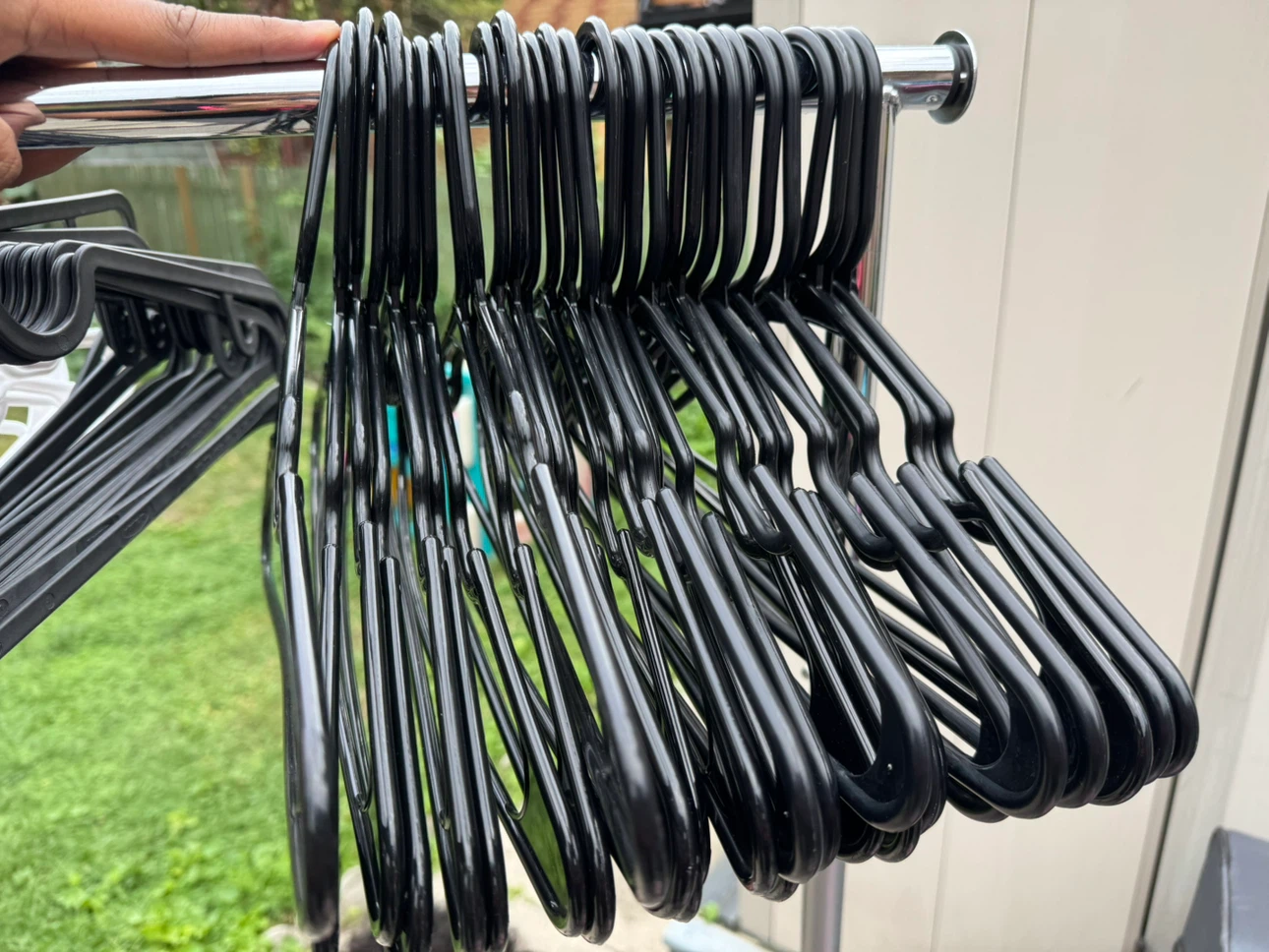 Black Plastic Hangers (Set of 30) - photo 3